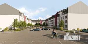 2-к квартира, строящийся дом, 54м2, 2/4 этаж