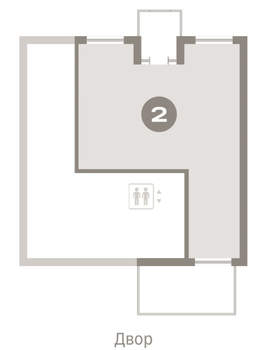 1-к квартира, вторичка, 115м2, 1/17 этаж