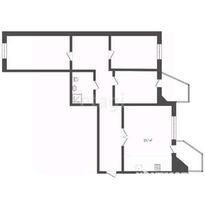 3-к квартира, вторичка, 75м2, 8/9 этаж