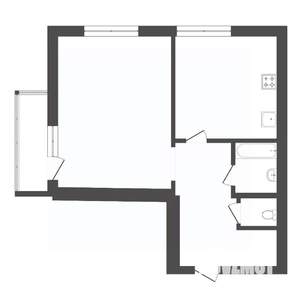 1-к квартира, вторичка, 60м2, 13/13 этаж