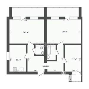 3-к квартира, вторичка, 101м2, 4/5 этаж