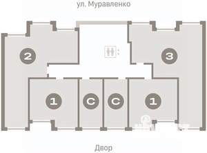 2-к квартира, вторичка, 77м2, 4/7 этаж
