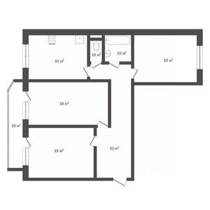 3-к квартира, вторичка, 91м2, 8/10 этаж