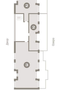 2-к квартира, вторичка, 112м2, 8/8 этаж