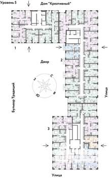 3-к квартира, вторичка, 58м2, 5/15 этаж