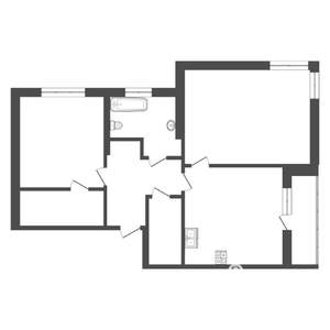 2-к квартира, вторичка, 98м2, 3/20 этаж