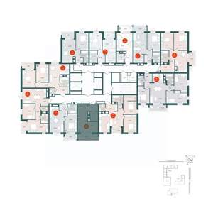 Студия квартира, вторичка, 37м2, 12/24 этаж