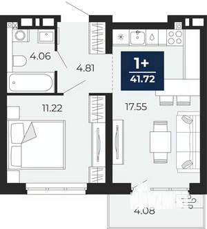 1-к квартира, вторичка, 39м2, 11/12 этаж