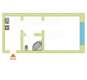 1-к квартира, вторичка, 22м2, 8/8 этаж