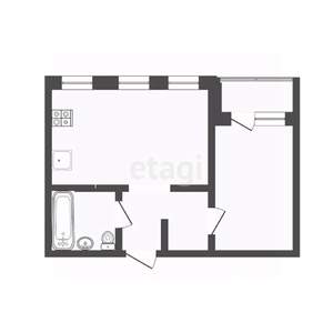 1-к квартира, вторичка, 51м2, 5/10 этаж