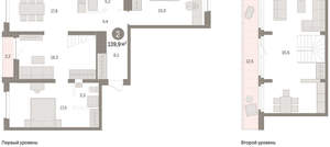 2-к квартира, вторичка, 140м2, 7/10 этаж