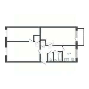 3-к квартира, вторичка, 64м2, 4/5 этаж