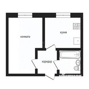 1-к квартира, вторичка, 37м2, 9/10 этаж