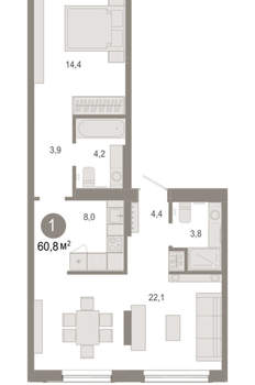 Фото квартиры на продажу (2)