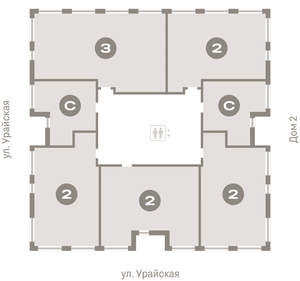 3-к квартира, вторичка, 94м2, 7/8 этаж