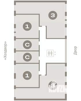 Студия квартира, сданный дом, 20м2, 5/9 этаж