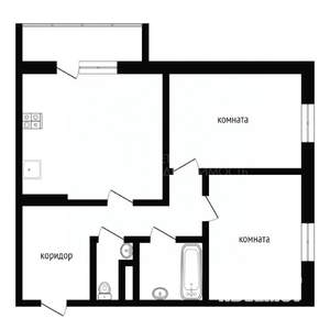 2-к квартира, вторичка, 64м2, 3/10 этаж