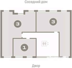3-к квартира, вторичка, 82м2, 5/9 этаж