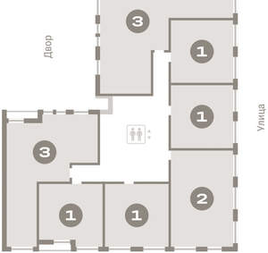 3-к квартира, вторичка, 84м2, 9/17 этаж
