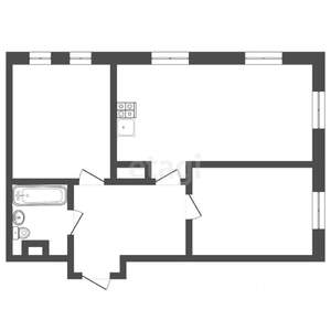 2-к квартира, вторичка, 52м2, 14/19 этаж