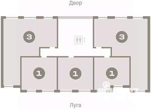 3-к квартира, вторичка, 82м2, 4/7 этаж