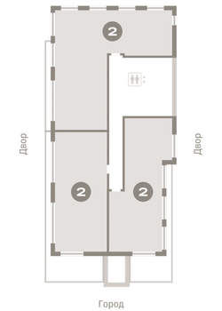 2-к квартира, вторичка, 164м2, 11/11 этаж