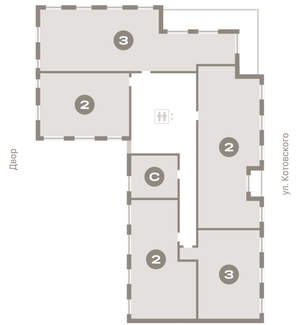 3-к квартира, вторичка, 206м2, 7/16 этаж