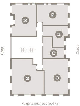3-к квартира, вторичка, 72м2, 12/16 этаж