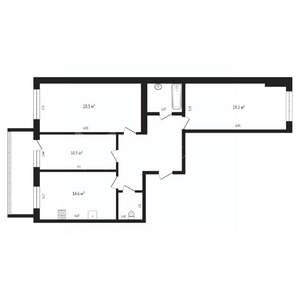 3-к квартира, вторичка, 86м2, 4/15 этаж