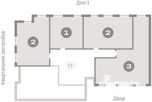 3-к квартира, вторичка, 85м2, 3/10 этаж