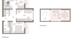 2-к квартира, вторичка, 85м2, 8/9 этаж