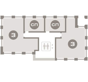 2-к квартира, вторичка, 71м2, 8/9 этаж