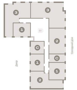3-к квартира, вторичка, 87м2, 4/17 этаж