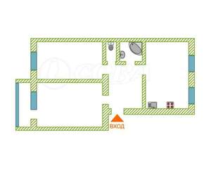 3-к квартира, вторичка, 54м2, 5/5 этаж