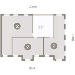 2-к квартира, вторичка, 135м2, 6/6 этаж