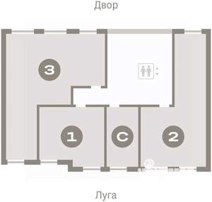 3-к квартира, вторичка, 79м2, 3/7 этаж