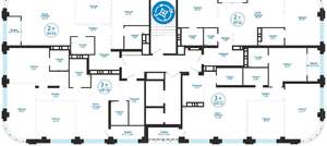 3-к квартира, сданный дом, 113м2, 2/24 этаж