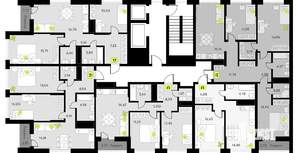 3-к квартира, вторичка, 88м2, 4/19 этаж