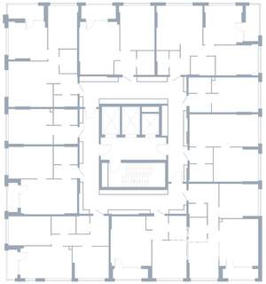 2-к квартира, строящийся дом, 42м2, 18/25 этаж