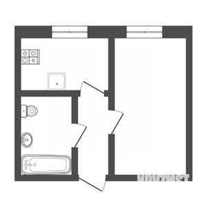 1-к квартира, вторичка, 35м2, 7/9 этаж