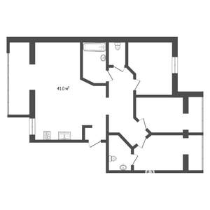 3-к квартира, вторичка, 118м2, 9/9 этаж