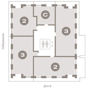Студия квартира, вторичка, 43м2, 4/9 этаж