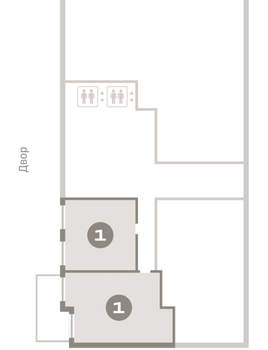 1-к квартира, вторичка, 76м2, 1/17 этаж