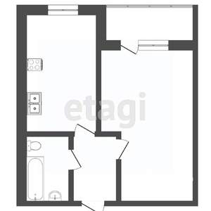 1-к квартира, вторичка, 44м2, 10/14 этаж