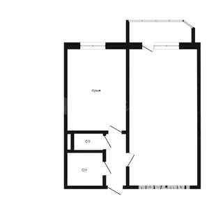 1-к квартира, вторичка, 45м2, 10/10 этаж
