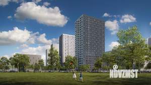 1-к квартира, строящийся дом, 34м2, 4/24 этаж