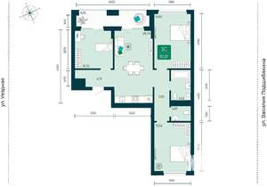 3-к квартира, вторичка, 83м2, 9/12 этаж