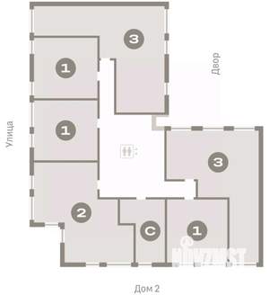 3-к квартира, вторичка, 94м2, 4/9 этаж