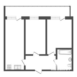 2-к квартира, вторичка, 49м2, 2/14 этаж