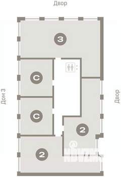 3-к квартира, вторичка, 95м2, 2/8 этаж